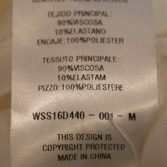 Revolve WYLDR Mailey White Lace Bodycon Sheath Dress Size S - Picture 13 of 15